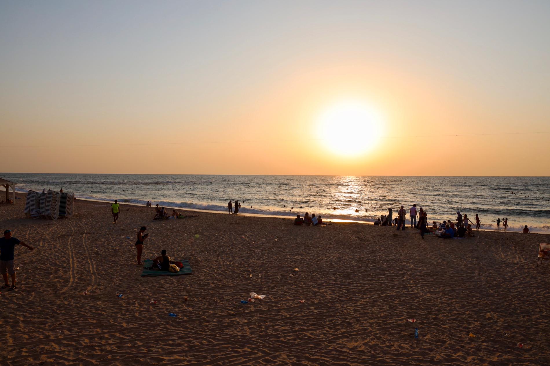Micael Bindefelds 60-årsfest i Tel Aviv på stranden Givat Aliyah Beach. 