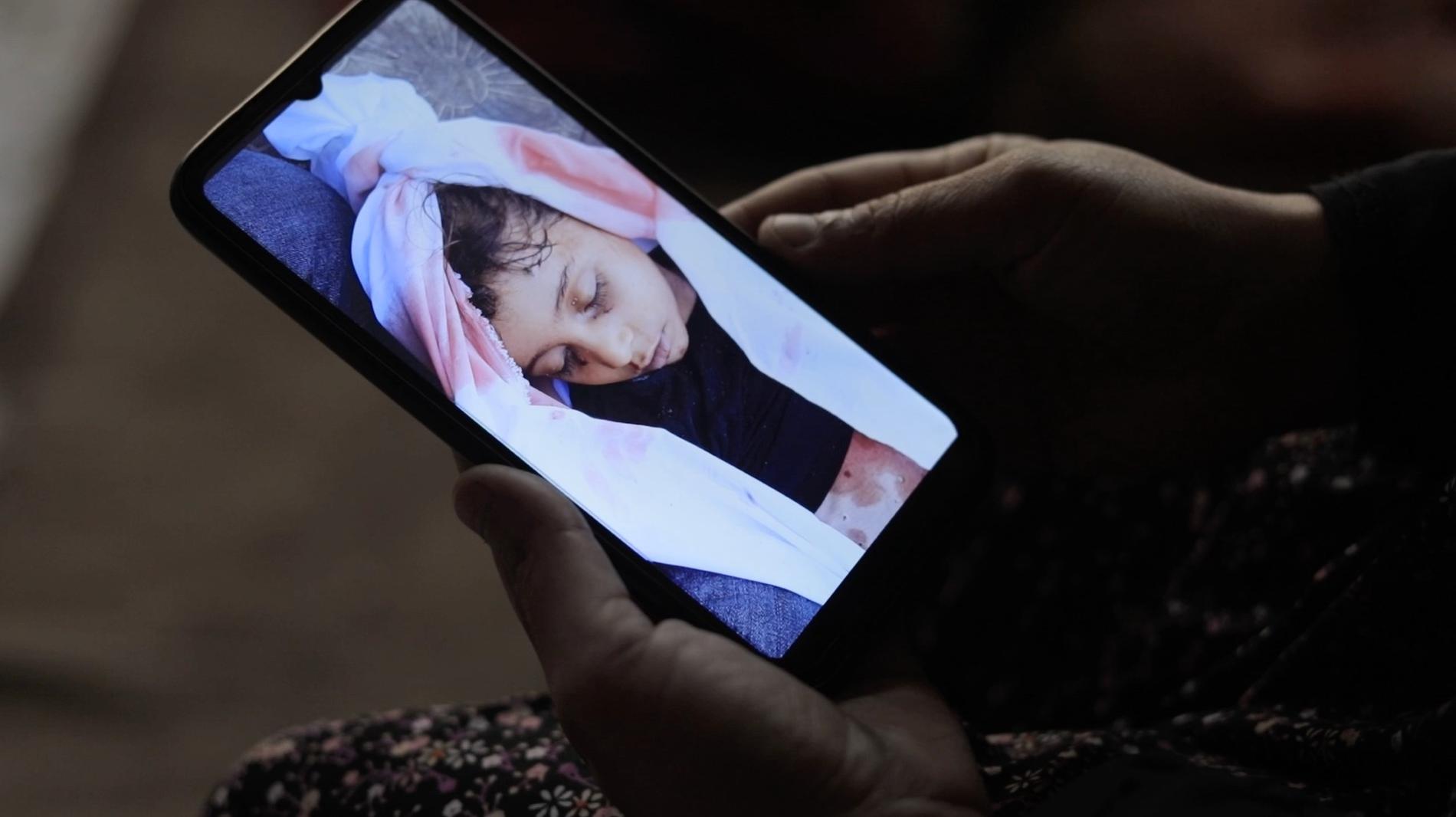 Lama, 6, dödades i Gaza.