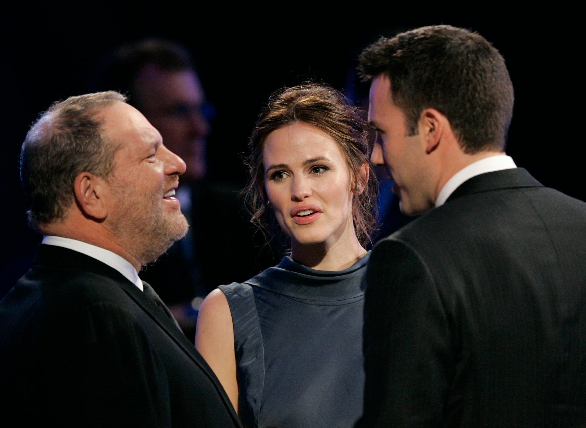 Harvey Weinstein, Jennifer Garner och Ben Affleck 2007.