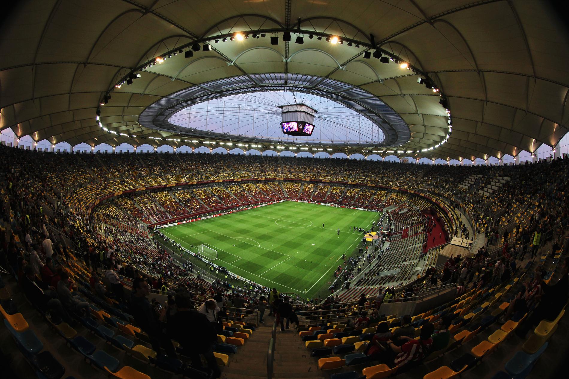 Arena Nationalá, Bukarest. Kapacitet: 54 000. Byggår: 2001.