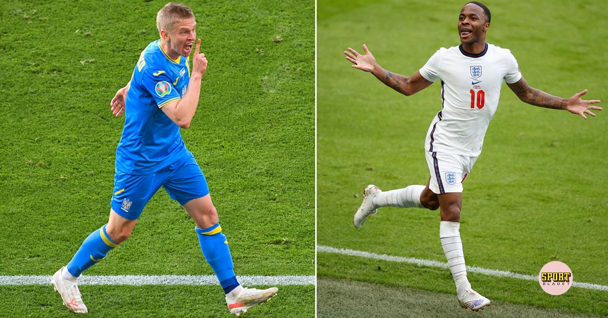 Ukraina och England möts i kvartsfinal i fotbolls-EM 2021.