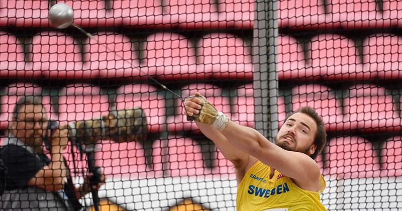 Ragnar Carlsson närmar sig en OS-plats i slägga