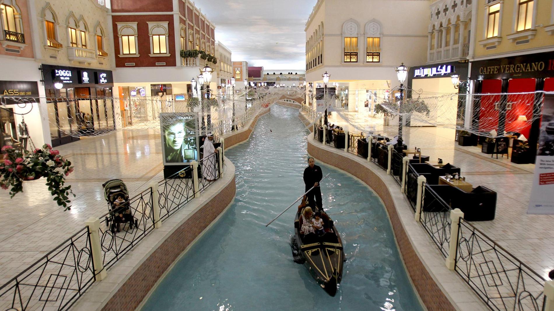 Vilaggio i Doha är ett köpcentrum utöver det vanliga.