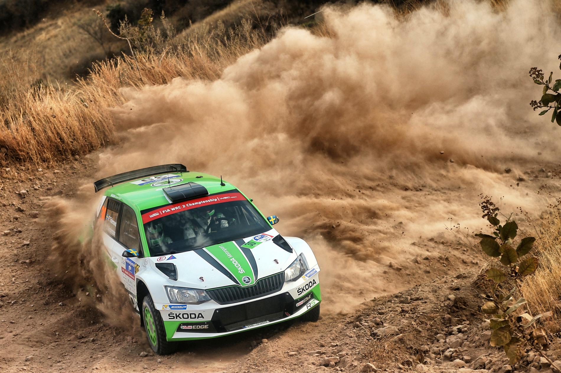Pontus Tidemand vann WRC2 i Mexiko