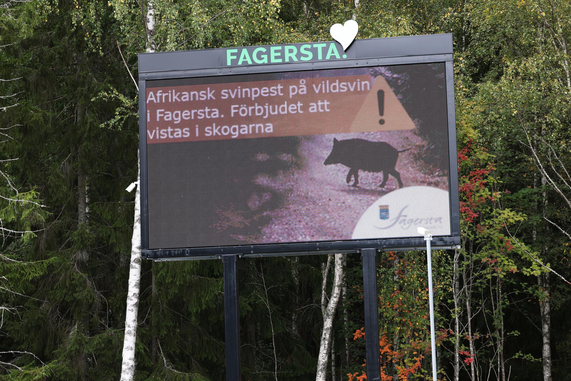 Skogarna i Fagersta kommun har spärrats av tills vidare. 