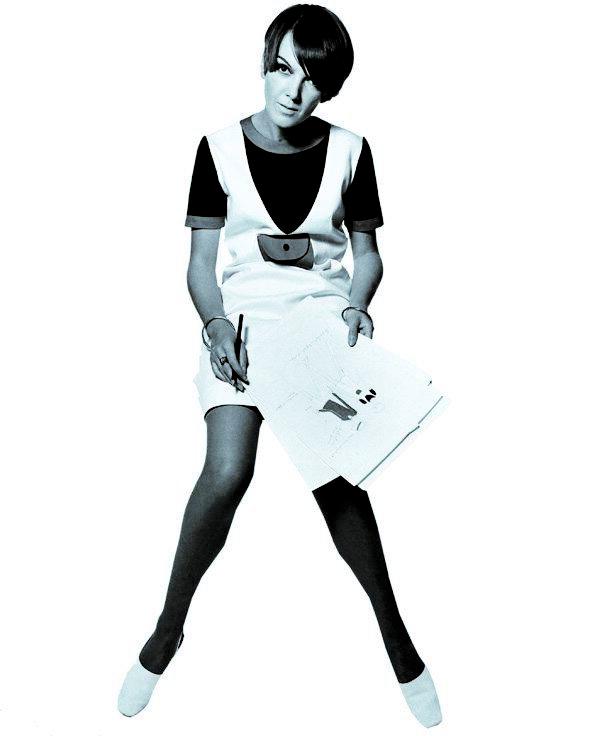 Mary Quant lockade mode- intresserade på 60-talet.