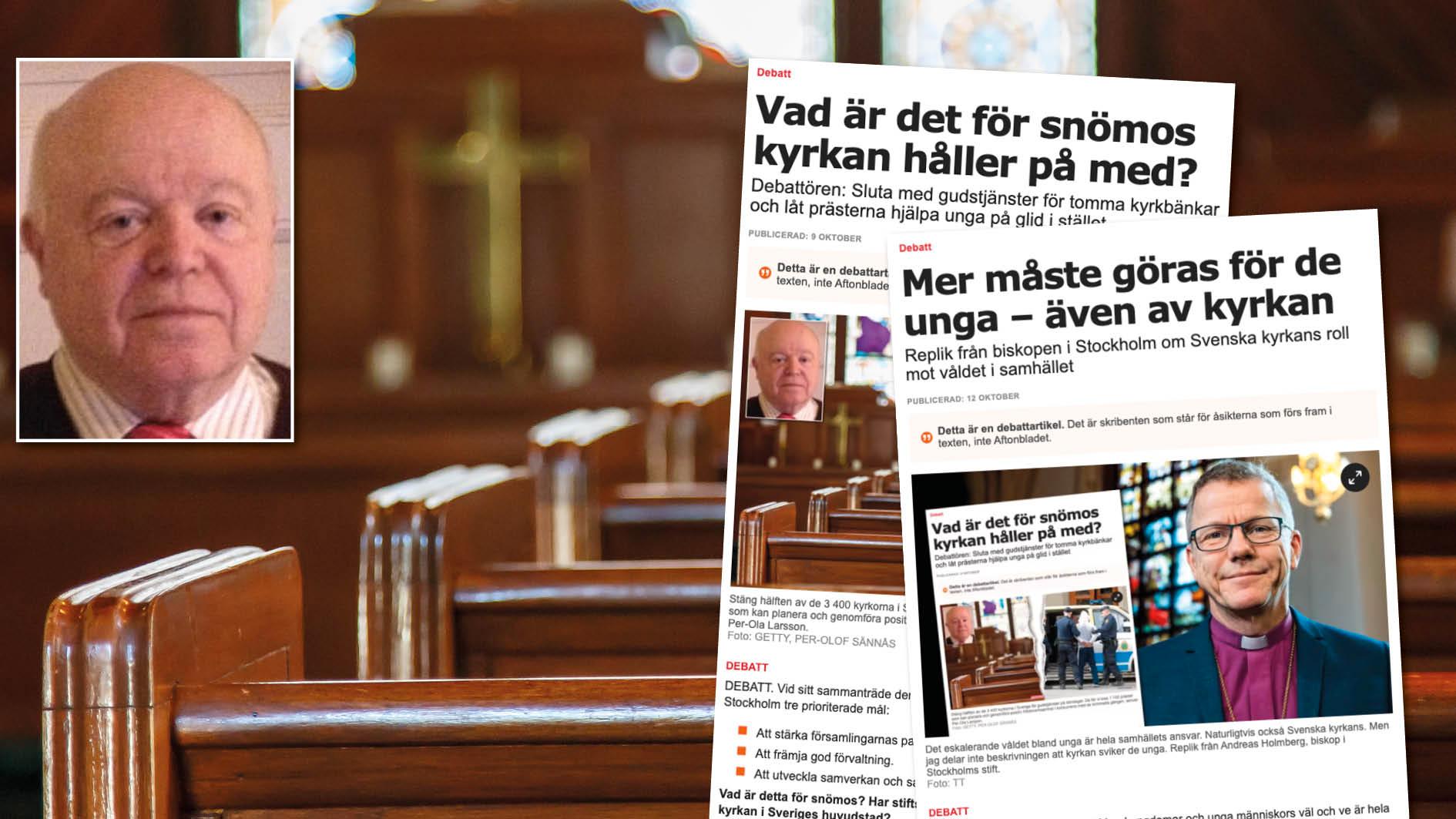 Biskopen påstår att församlingarna i Stockholm har en bra ungdomsverksamhet. På deras hemsidor hittar jag tonårskväll endast en enda kväll i veckan. Men de kriminella gängen tar emot varje kväll. Slutreplik från Per-Ola Larsson.