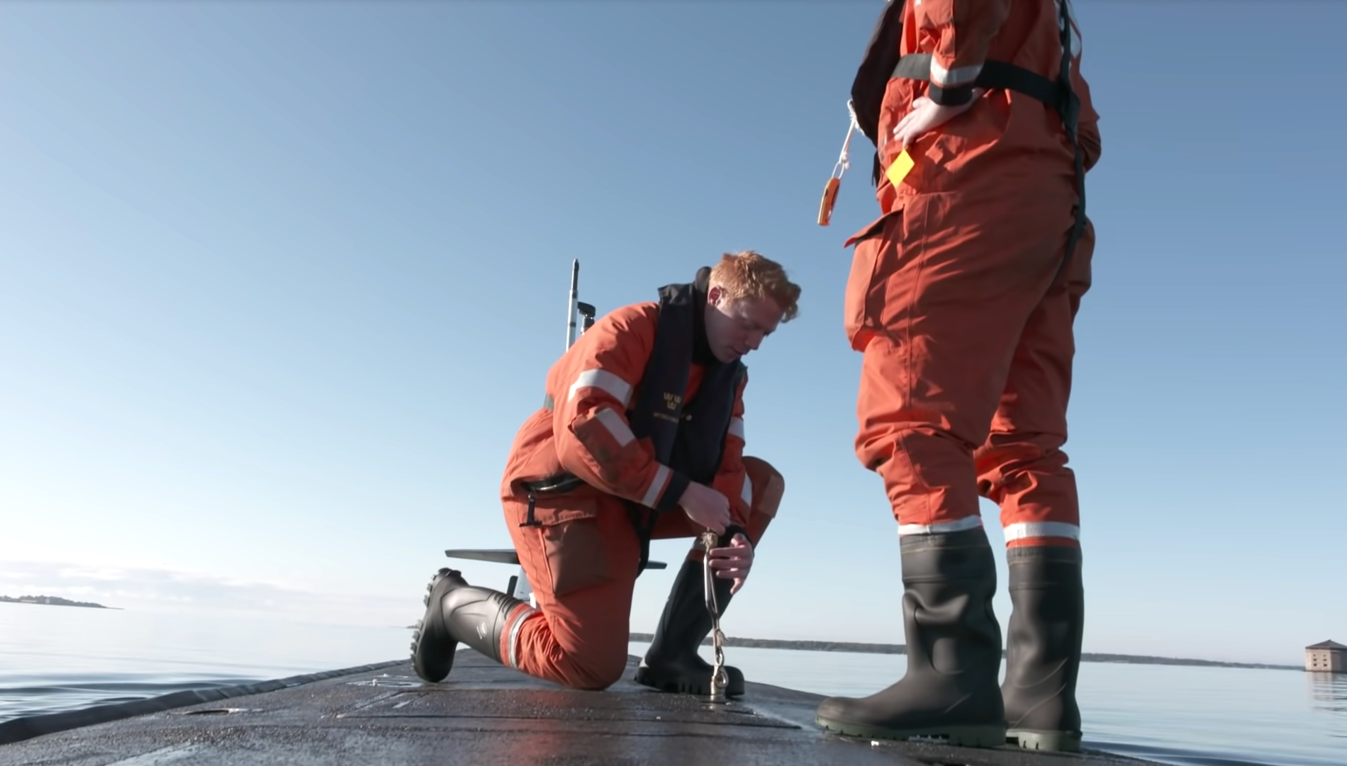 Mauri Hermundsson fick kliva ombord på en av Försvarsmaktens ubåtar.