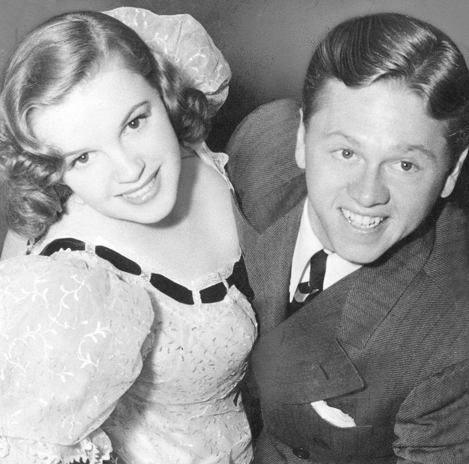 Judy Garland och Mickey Rooney.