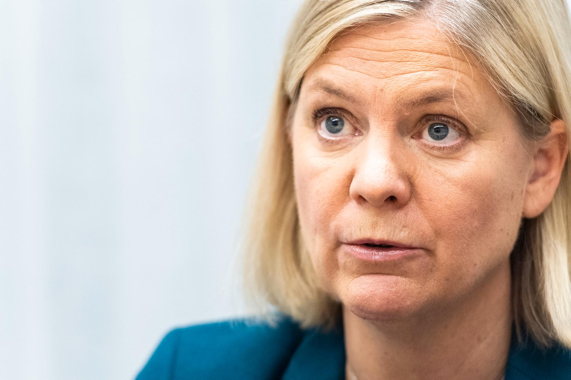Finansministern Magdalena Andersson (S). Arkivbild.