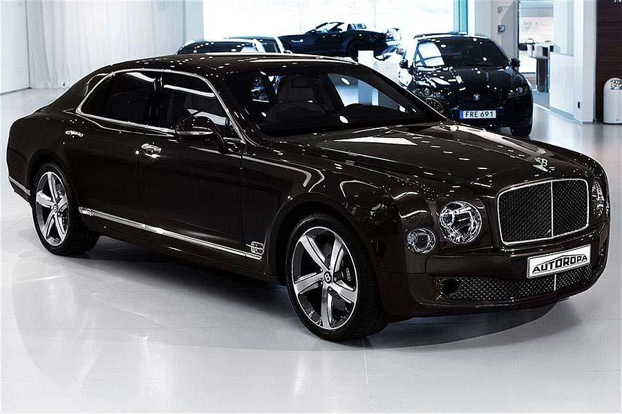 4) Bentley Mulsanne Mulsanne Speed. Årsmodell: 2016. Pris: 3 790 000 kronor.