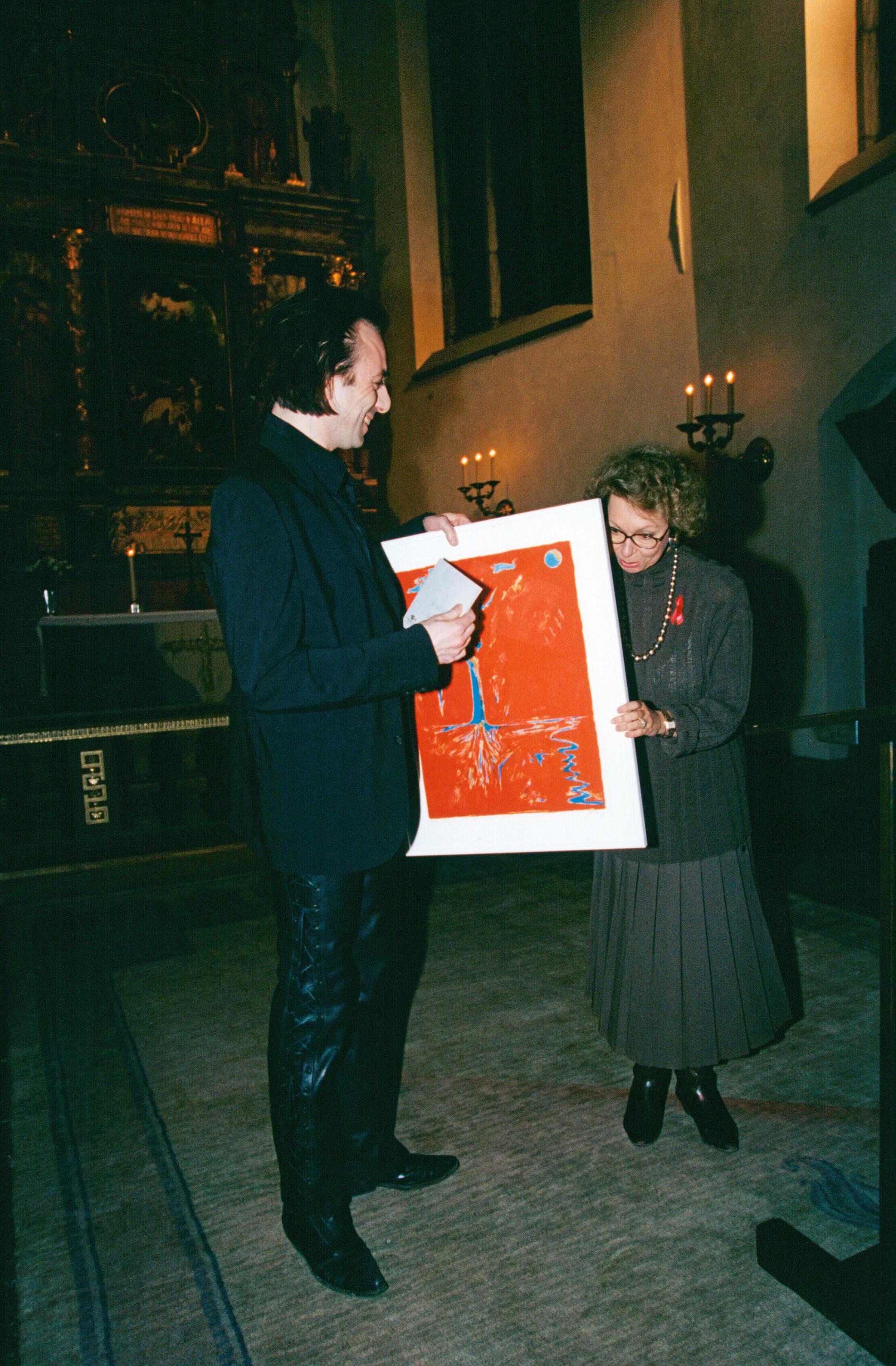 Med prinsessan Christina 1993