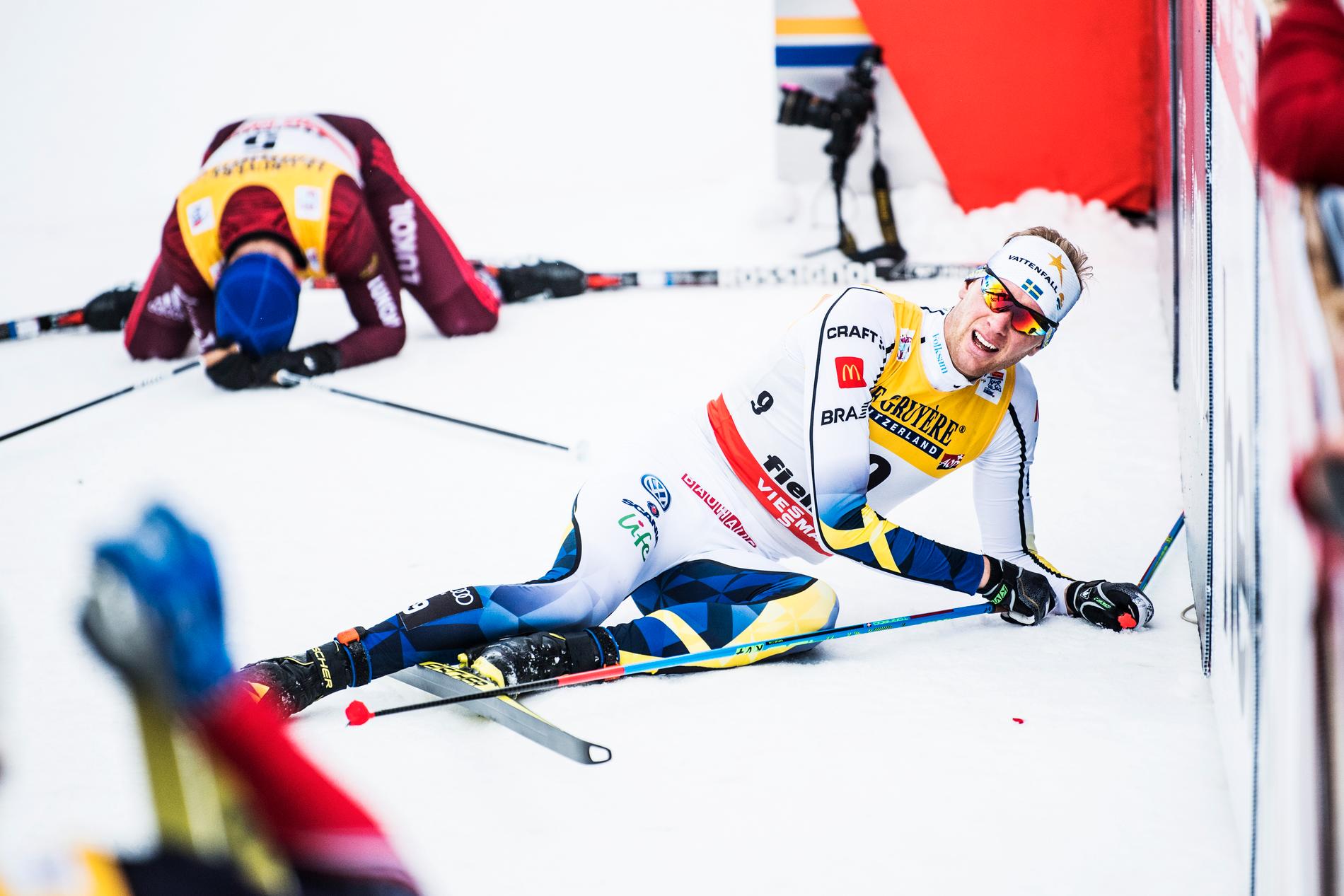 Daniel Rickardsson var en av två svenskar som fullföljde Tour de Ski.