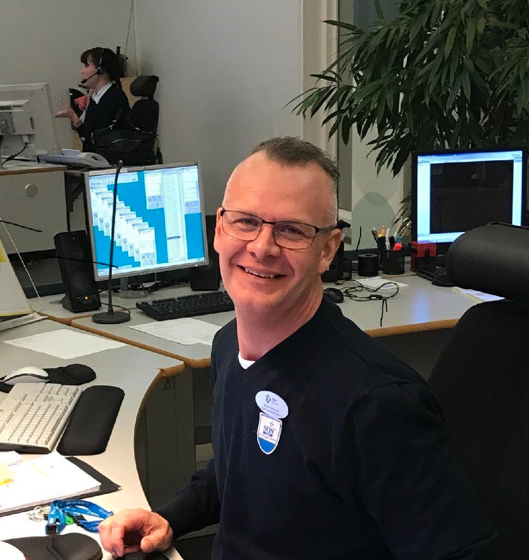 Niklas Eriksson arbetar på SOS Alarm i Malmö och tycker mest om sekvensen med Kalle Anka och hackspetten. 