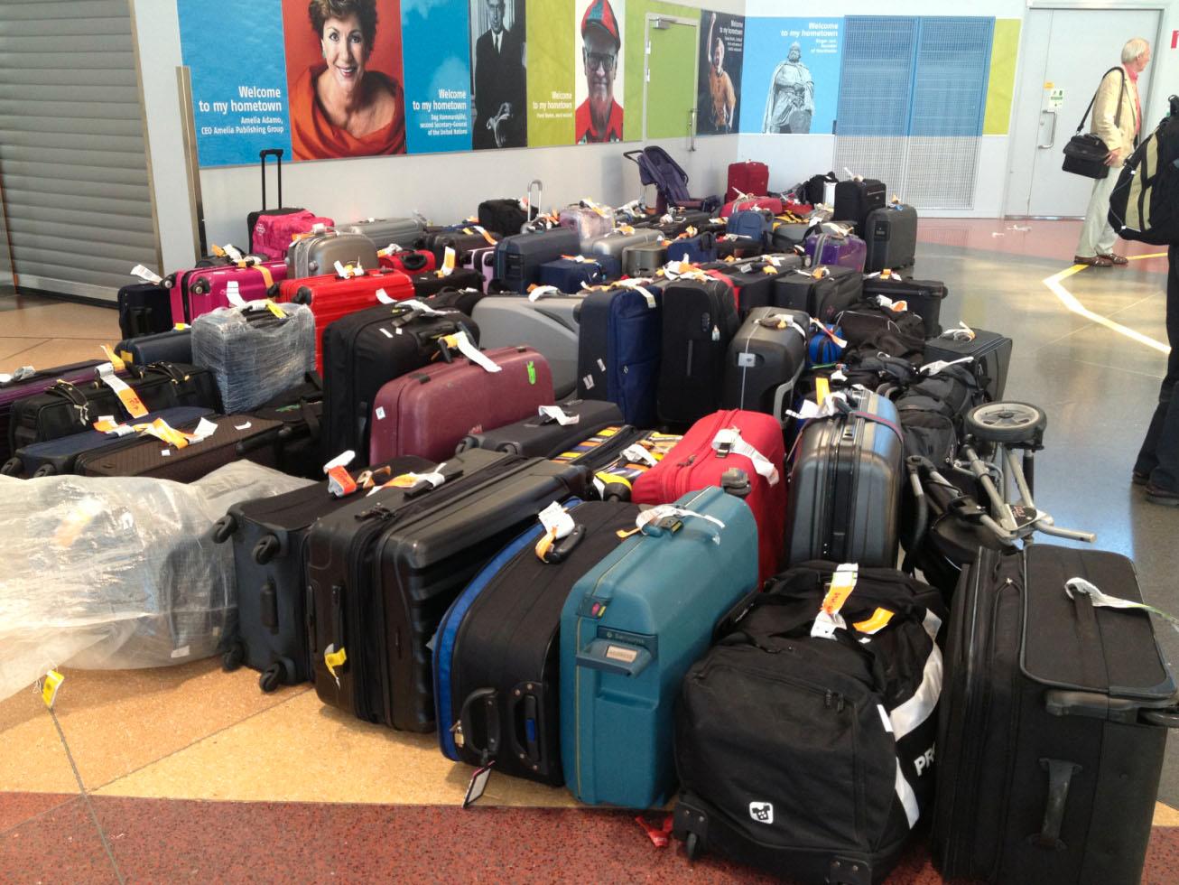De oövervakade bagagebergen har vuxit under de senaste veckorna