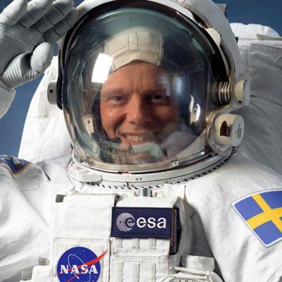 Svenska astronauten Christer Fuglesang har varit på ISS två gånger.