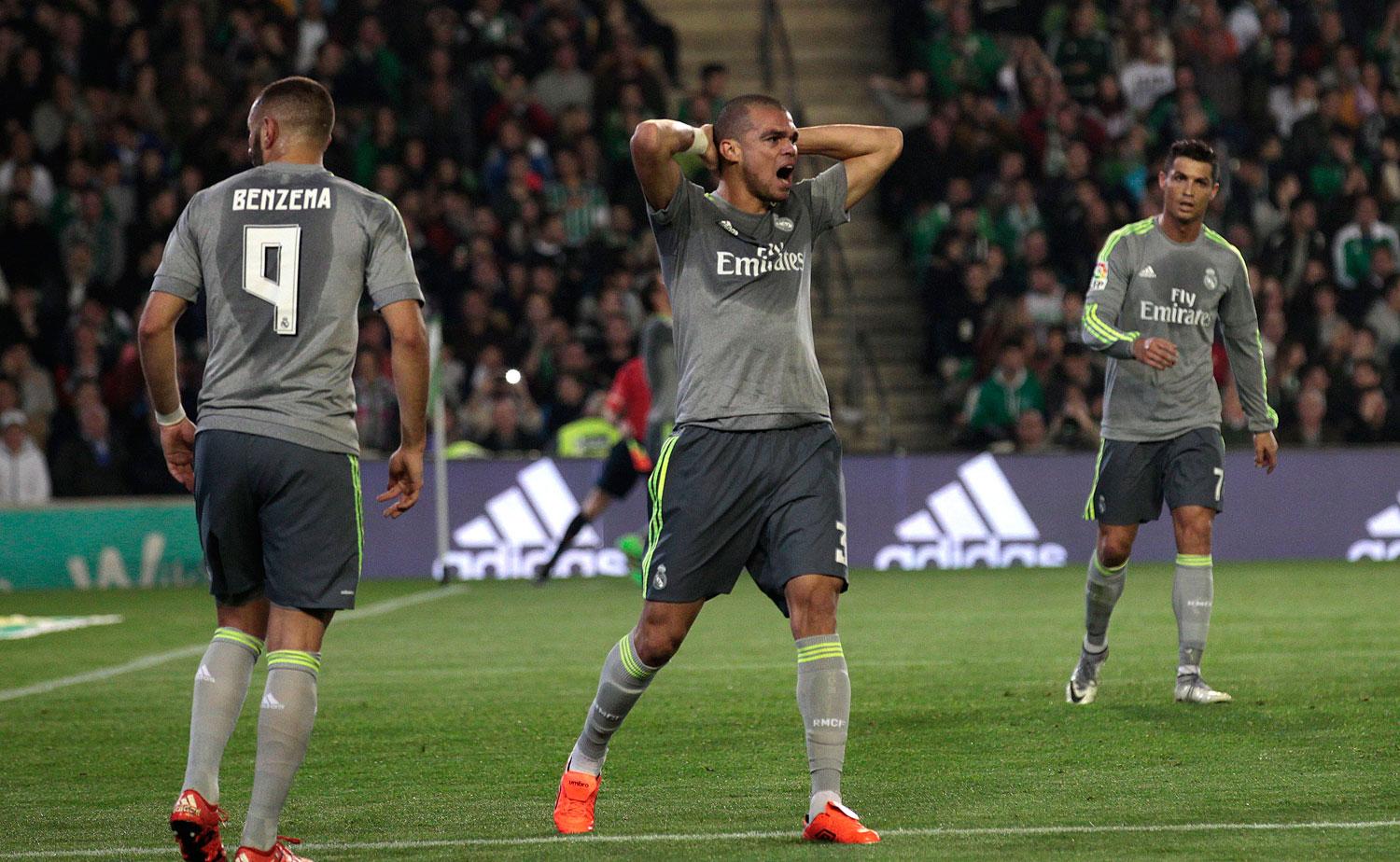 Karim Benzema gjorde mål men fick nöja sig med en poäng.