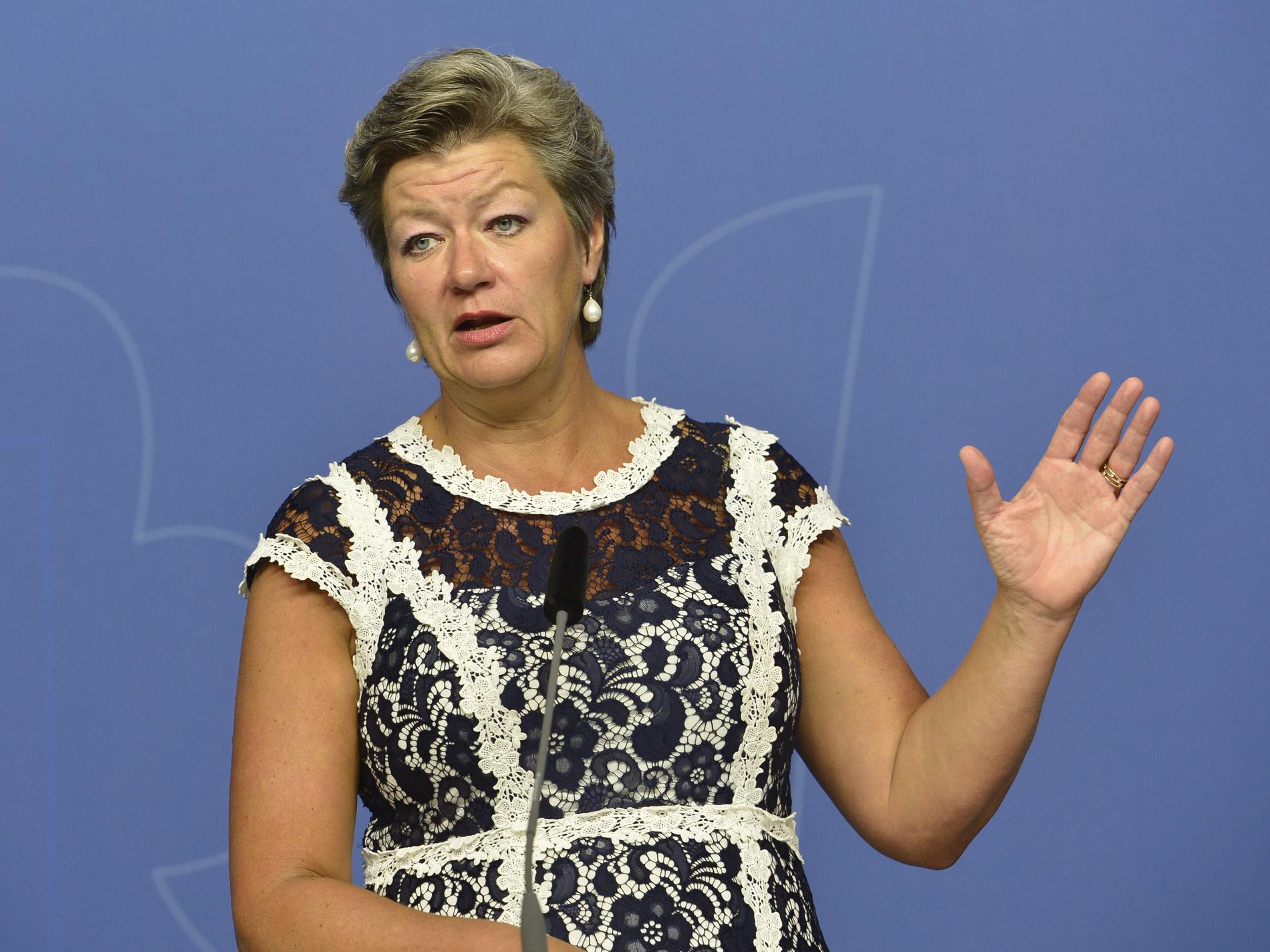 Ylva Johansson, arbetsmarknadsminister.
