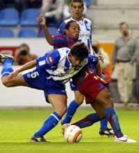 Ronaldinho och Barcelona blev mållösa mot Alaves.