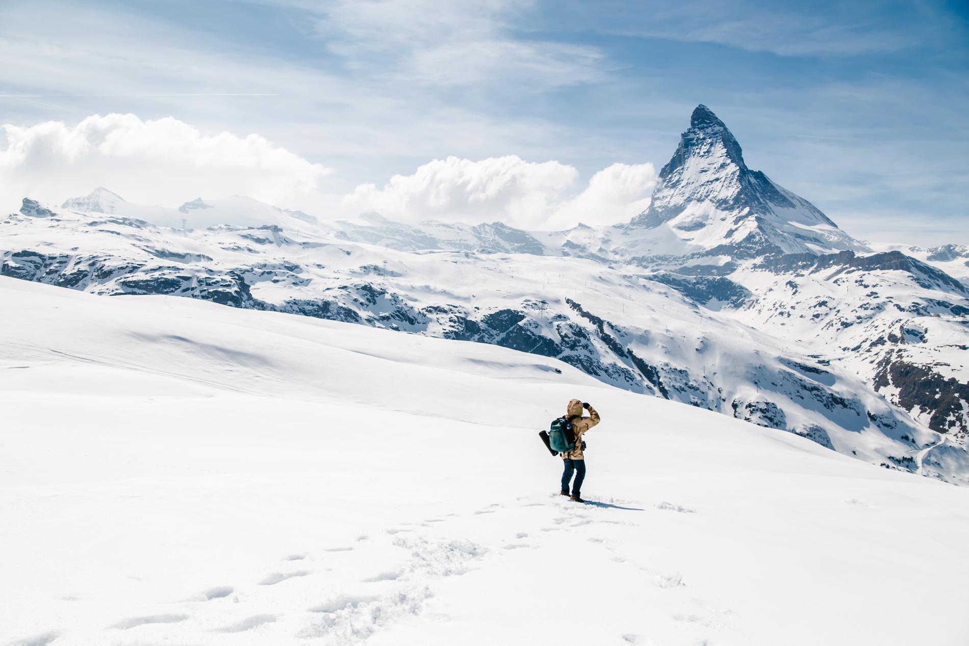 Matterhorn är ett riskabelt berg att bestiga. 