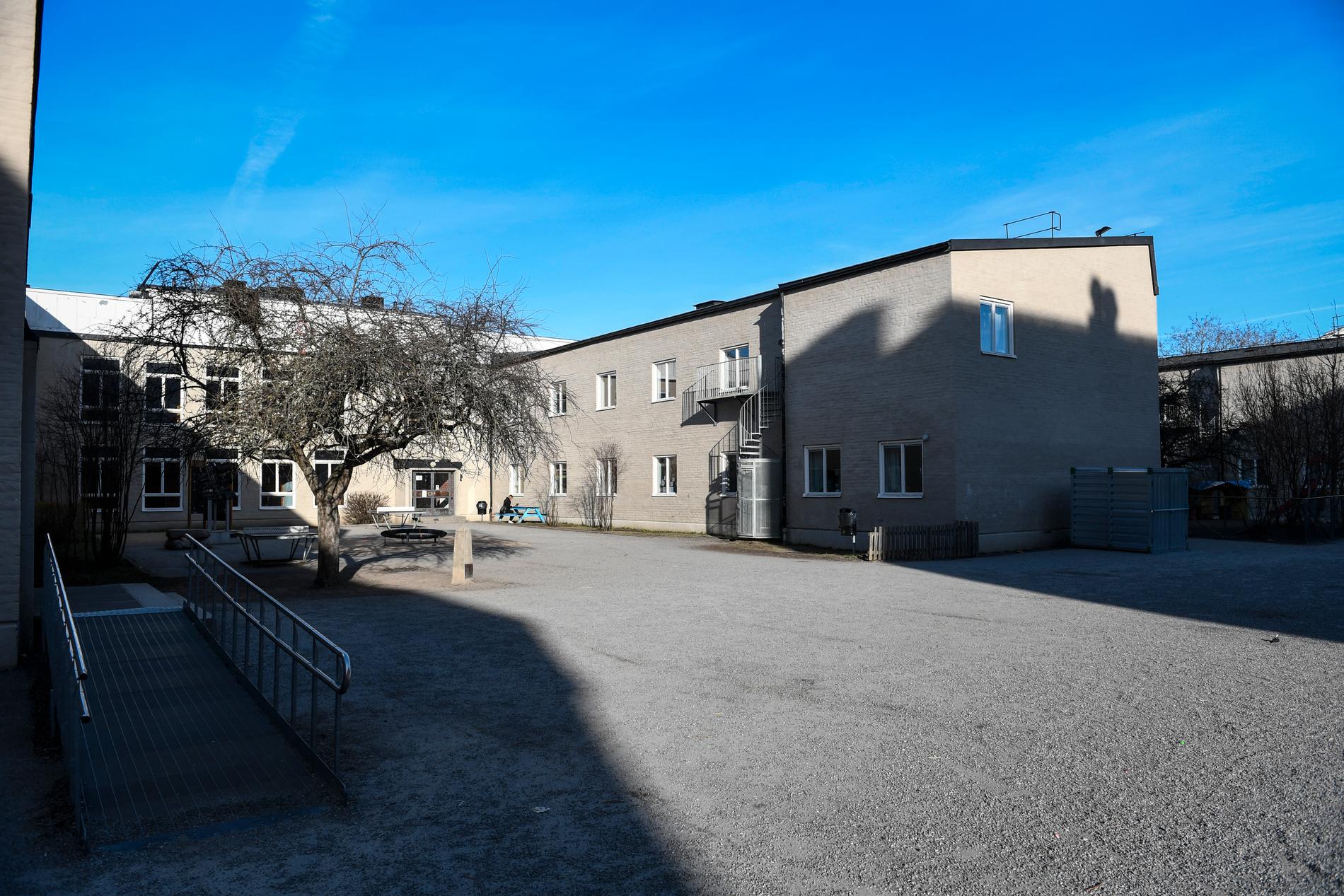 Den muslimska friskolan Al-Azharskolan i Vällingby i västra Stockholm. Arkivbild.