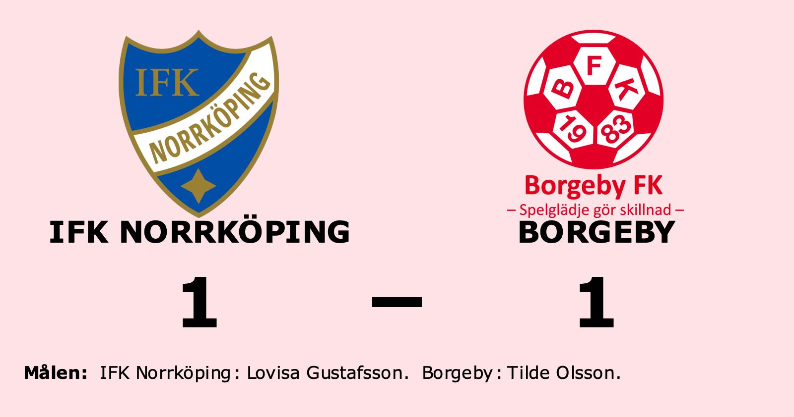 Delad pott för IFK Norrköping och Borgeby