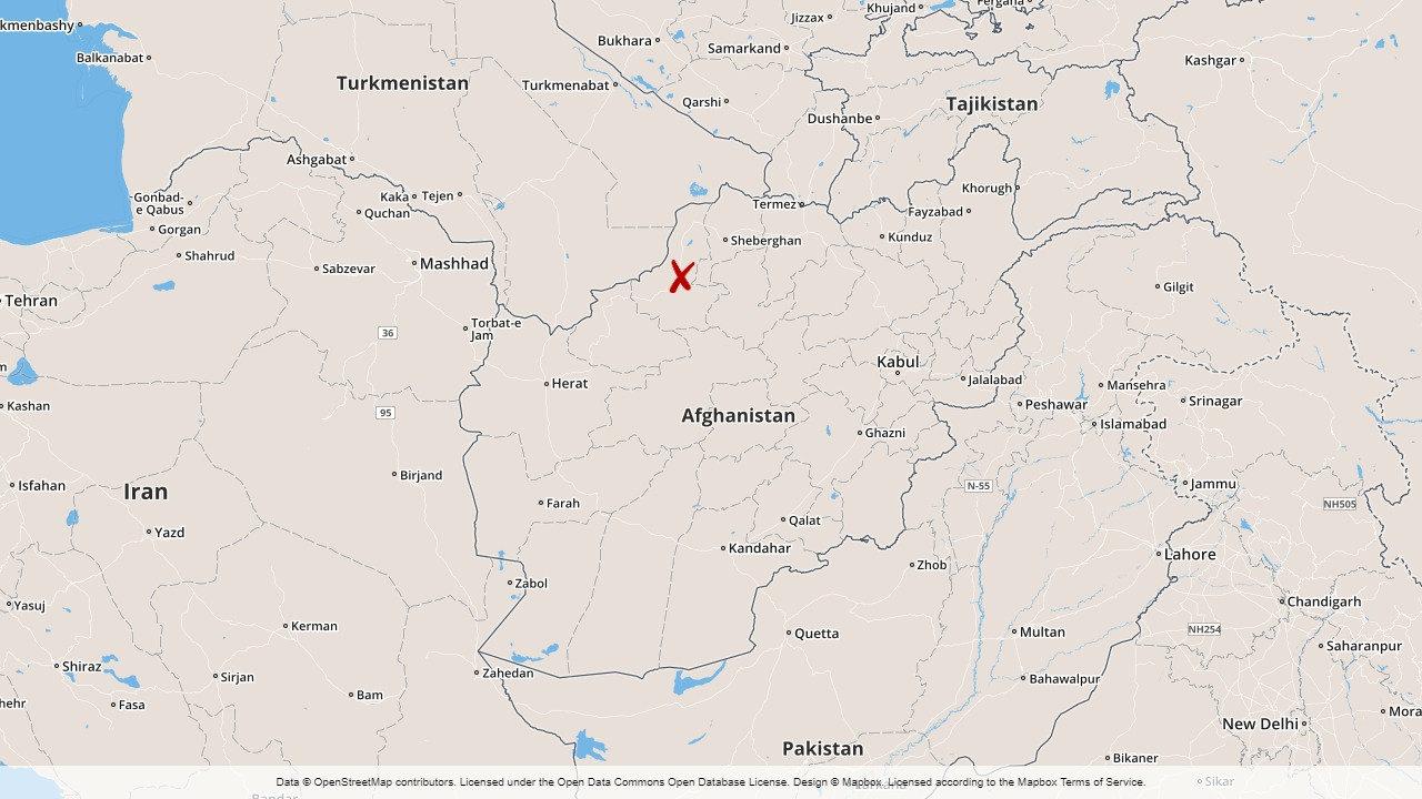 En marknad har attackerats i den afghanska provinsen Faryab.
