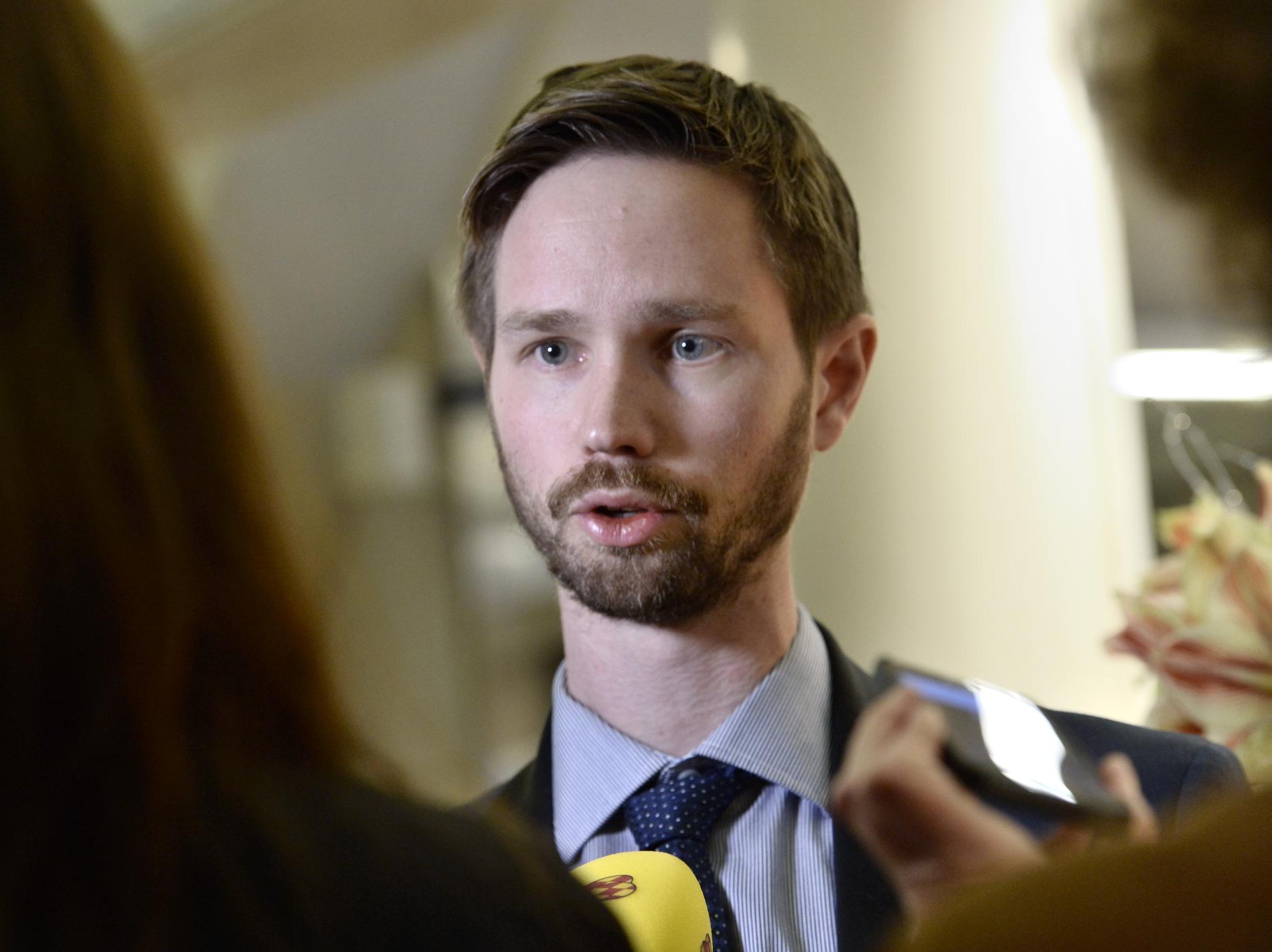 Rasmus Ling (MP) vill utvärdera svensk narkotikalagstiftning. Arkivbild.