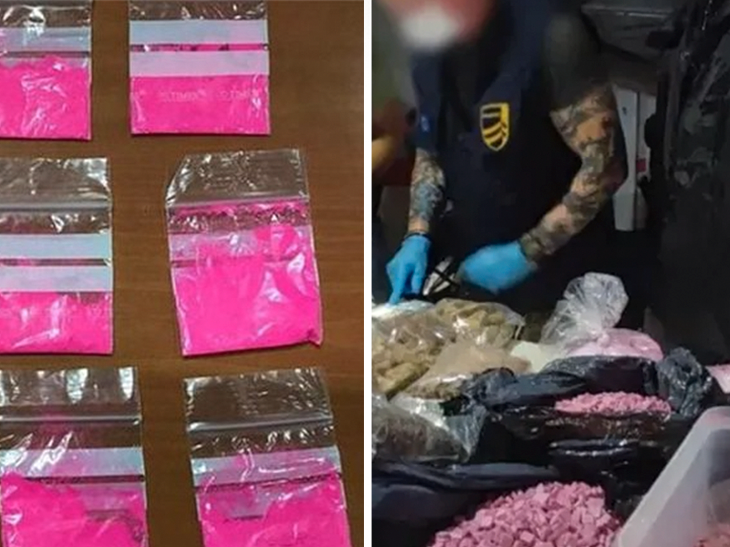 Polisen varnar för nytt livsfarligt rosa kokain