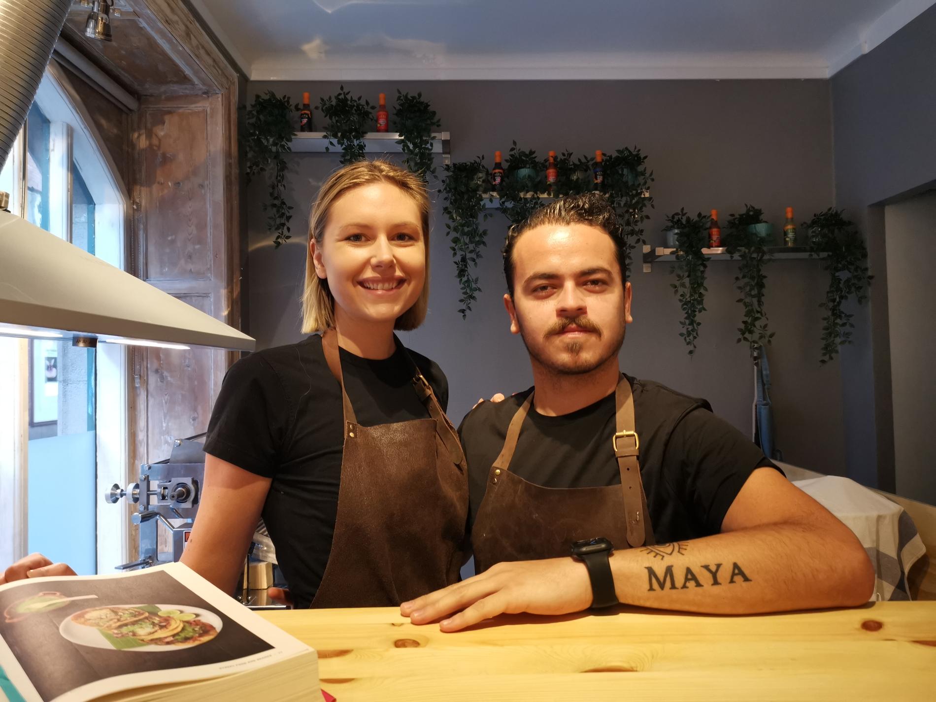 Celina Fagerström och Gonzalo Granados drömmer om att öppna en egen taqueria – gärna så snart möjligt.