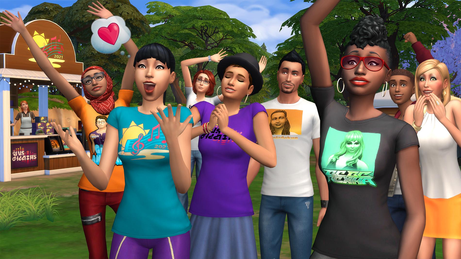 Skärmbild från ”The Sims 4”. Pressbild.