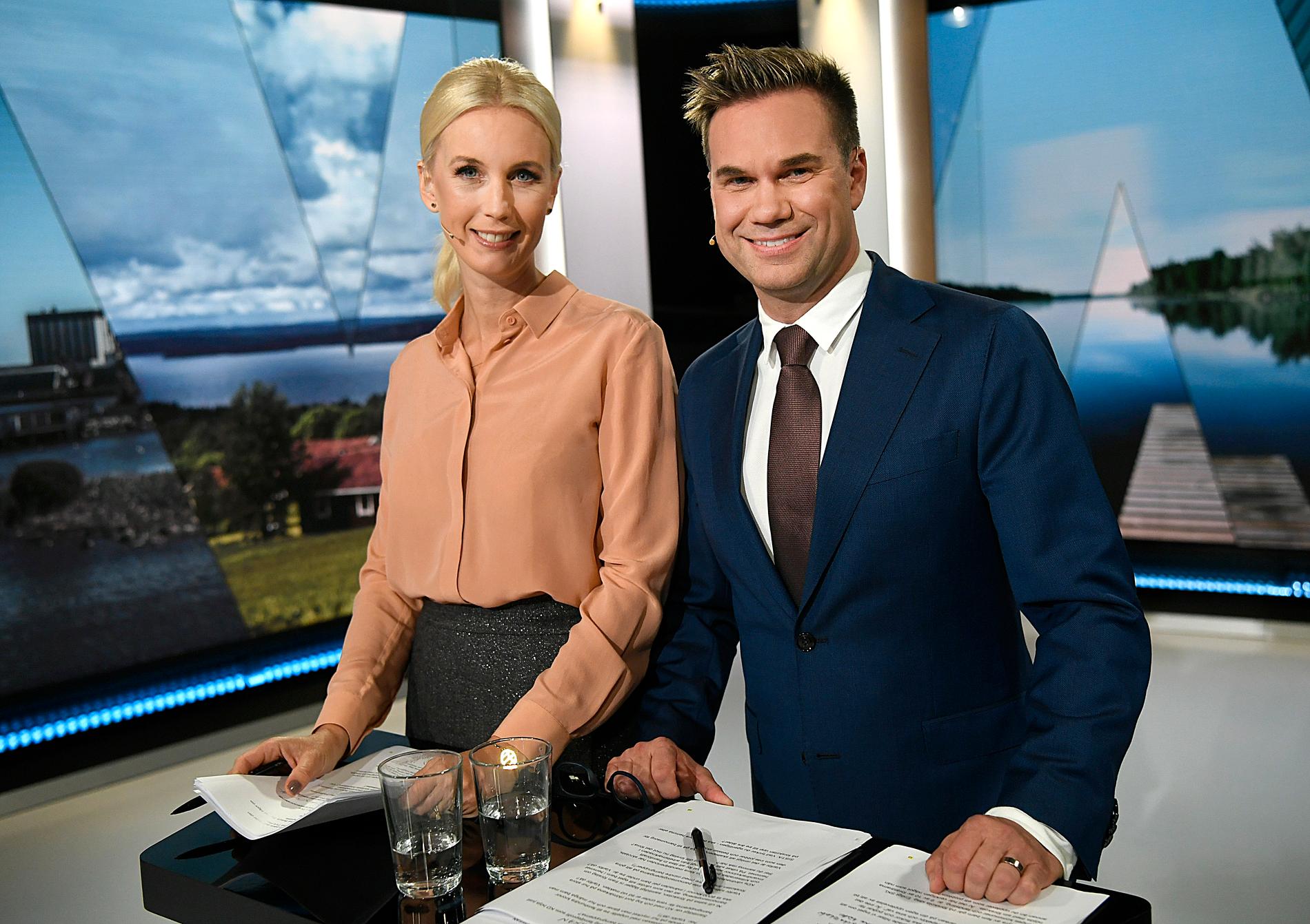 Utfrågningen leds av TV4:s Jenny Strömstedt och Anders Pihlblad.