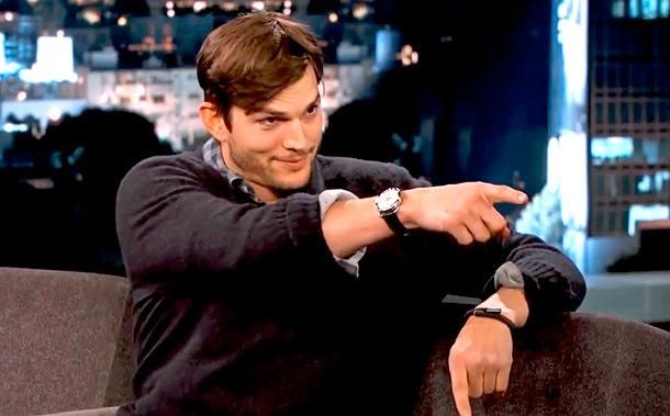 Ashton Kutcher har fått nog av Charlie Sheens påhopp: ”Håll käften”, sa han i Jimmy Kimmel Live.