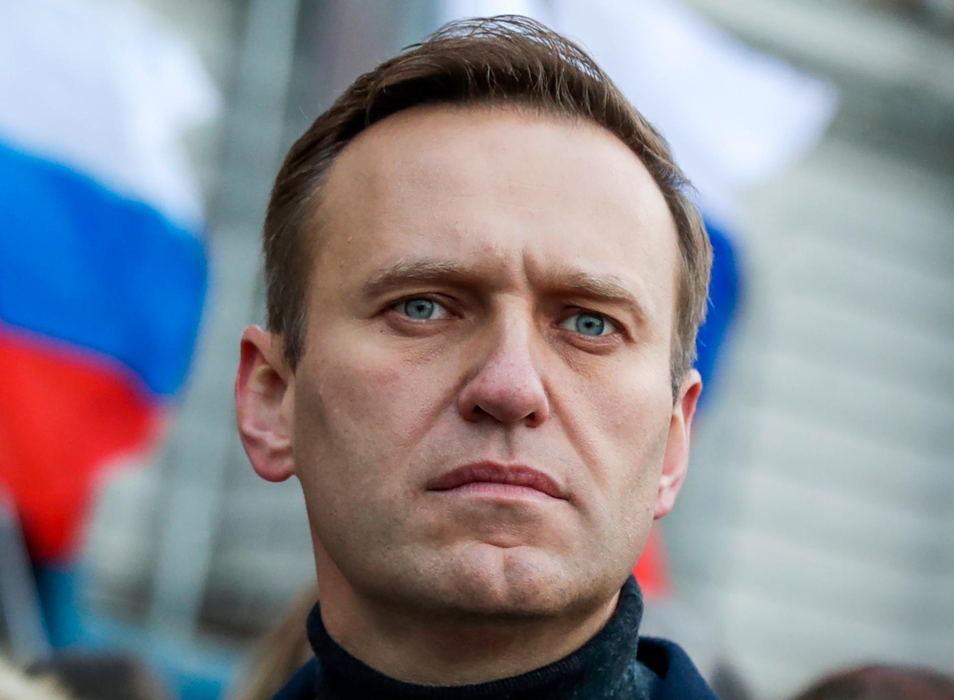 Ryske regimkritikern Aleksej Navalnyj. Arkivbild.