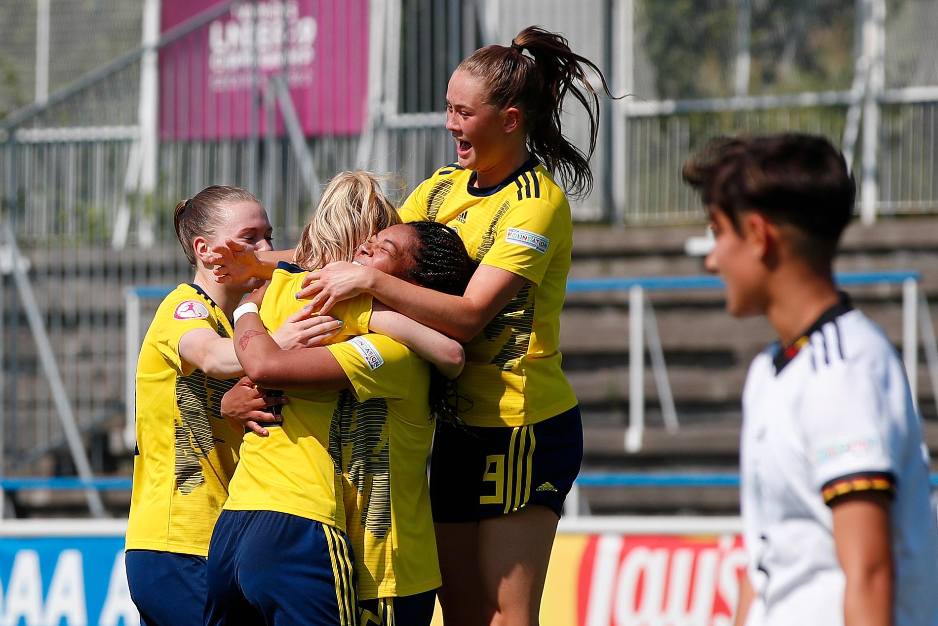 Sverige vann mot Tyskland i premiären av U19-EM.