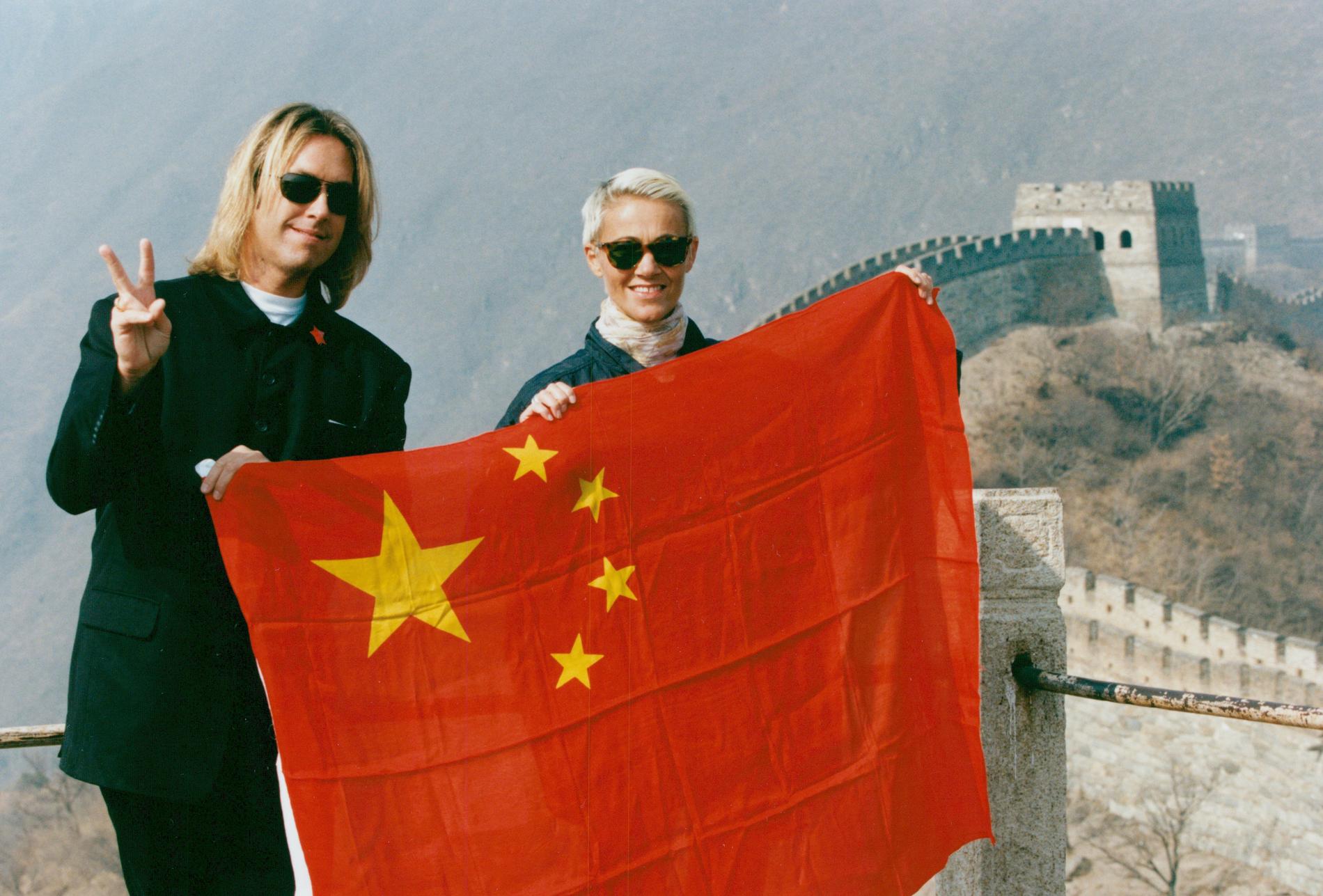 Roxette på turné i Kina 1995