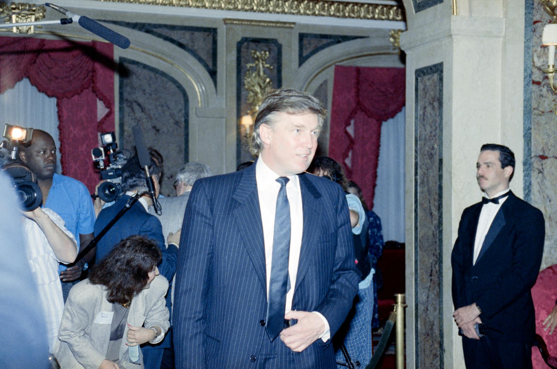 Donald Trump syntes ofta i New Yorks festvimmel i början på 1990-talet.