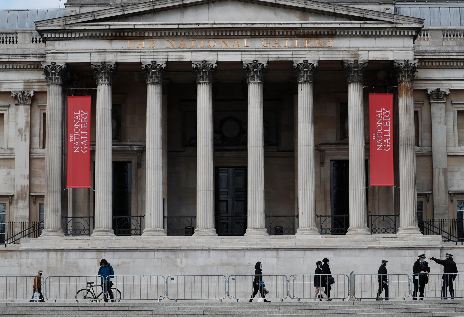 National Gallery är ett av Londons mest välkända museer. Arkivbild.