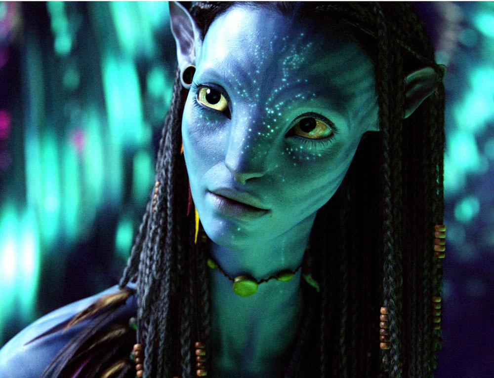 Zoe Saldanas karaktär i ”The Avatar”.