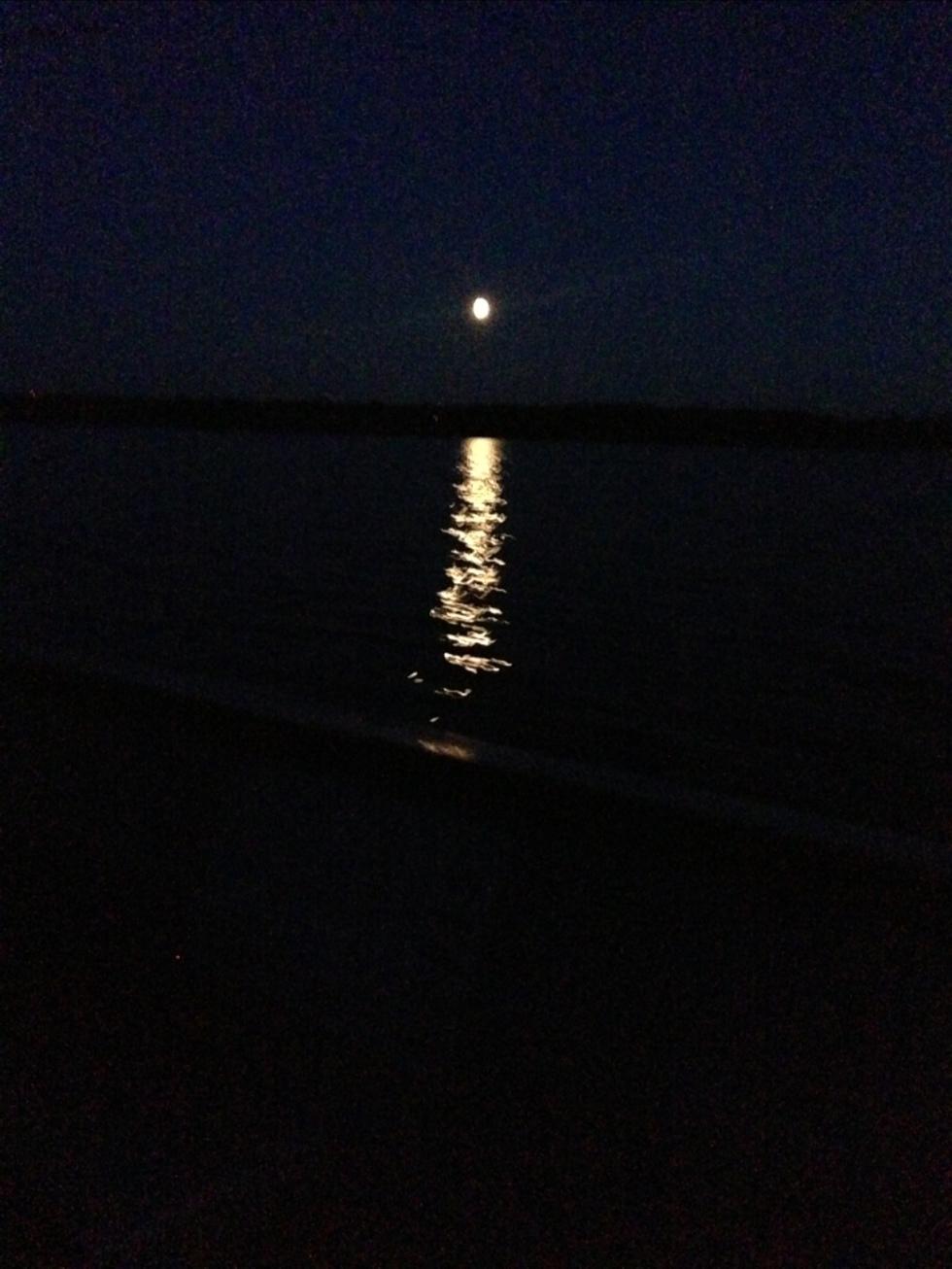 Go fiskekväll en sommarnatt, helgasjön Växjö