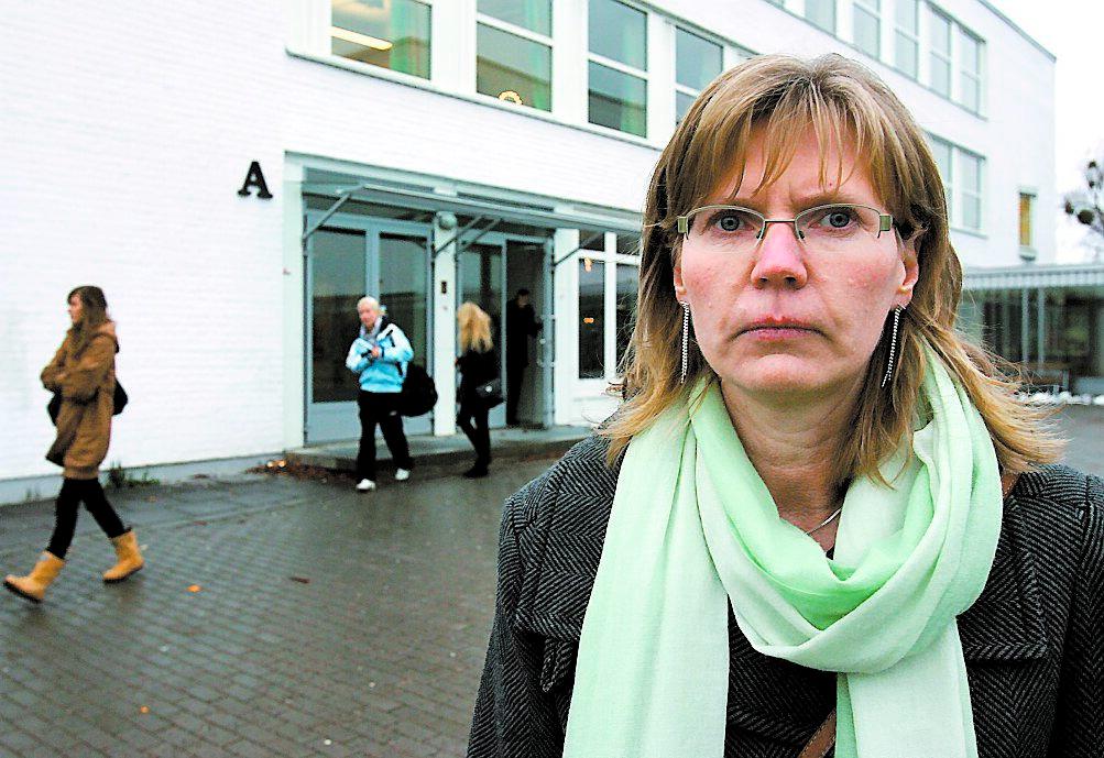 Rektorn Marianne Thorén-Andersson kontaktade polisen när de fick reda på hotet.