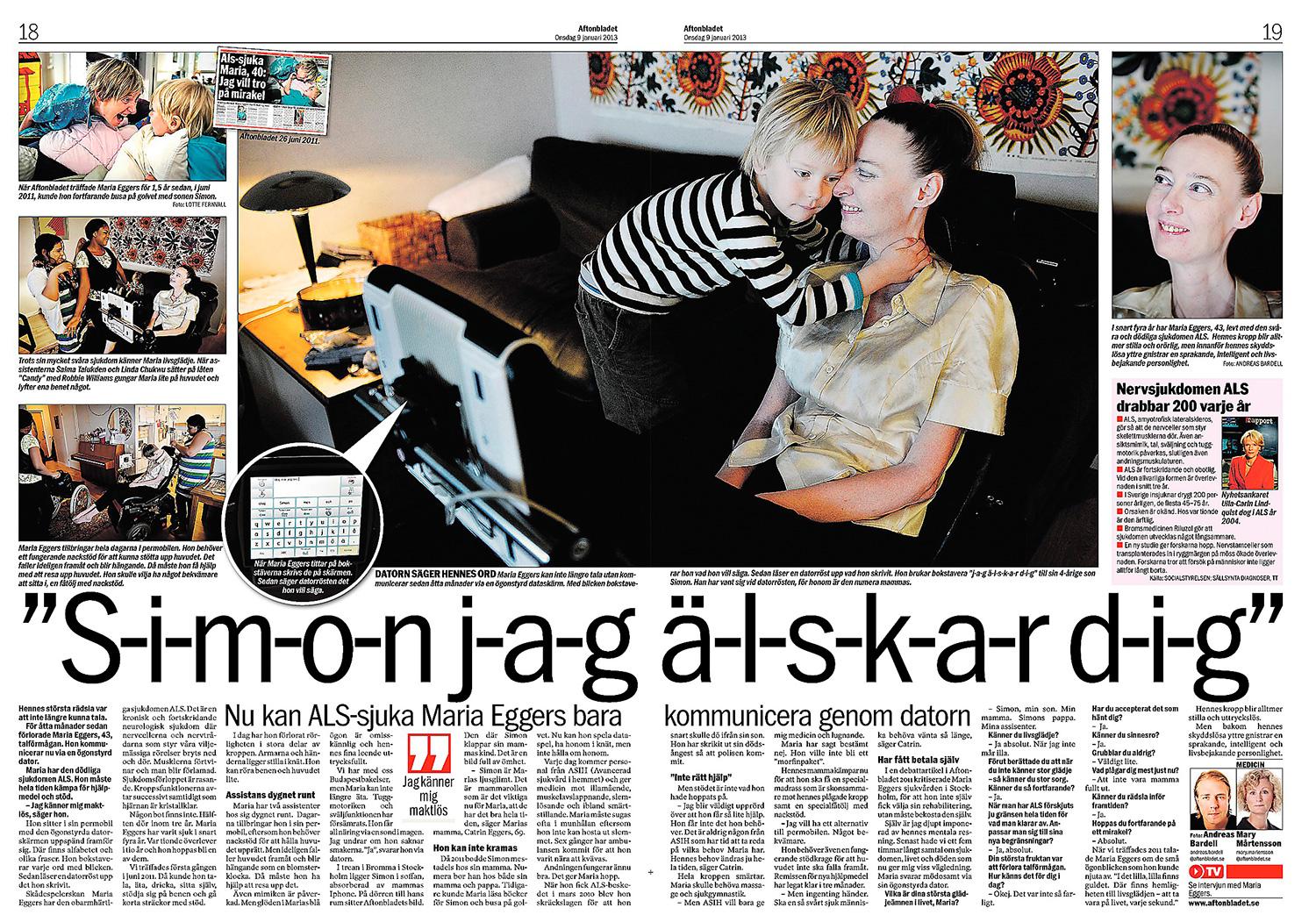 Aftonbladet den 9 januari 2013.