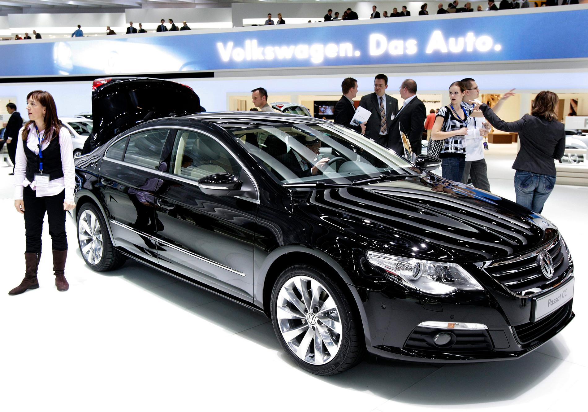 Volkswagen ställer ut sin nya Passat CC
