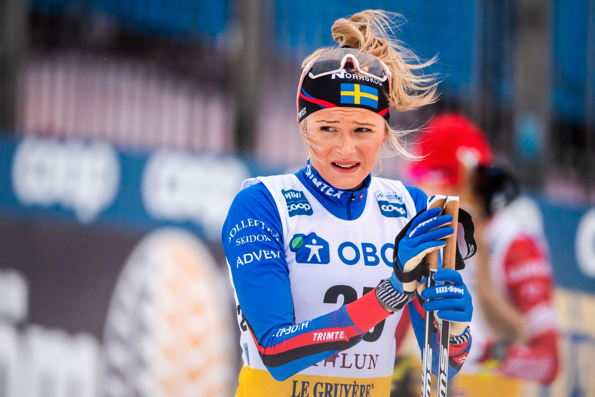 Frida Karlsson menar att all press ligger på norska Johaug. 
