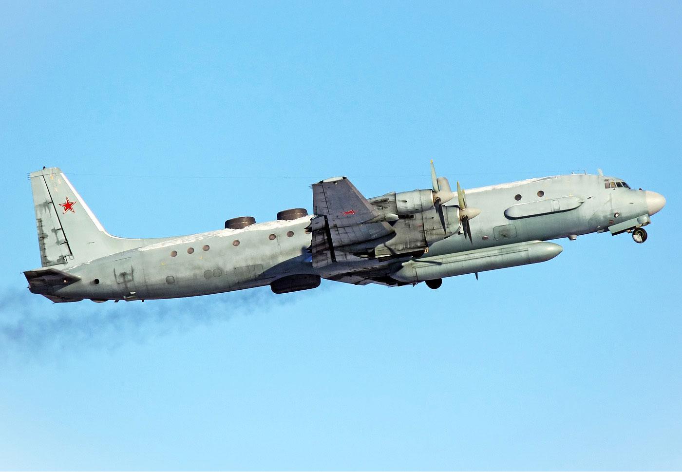 Det ryska spaningsflygplanet flög mellan Öland och Gotland under påskhelgen.