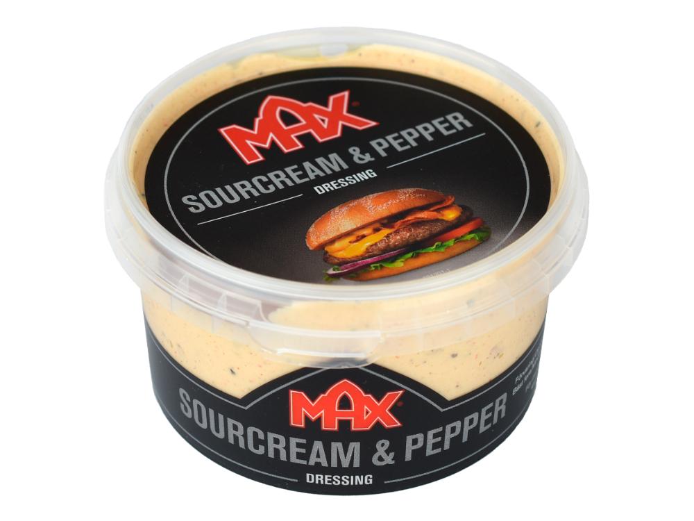 I Sourcream & pepper dressing från Max saknas mejeriprodukter helt och hållet.
