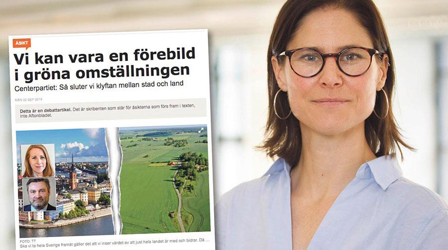 Förslaget motverkar såväl klimatomställningen som en hållbar utveckling och möjligheterna att bo och verka på landsbygden, skriver Johanna Sandahl.
