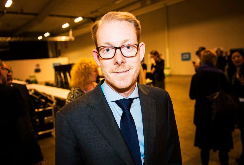 Förste vice talman Tobias Billström.