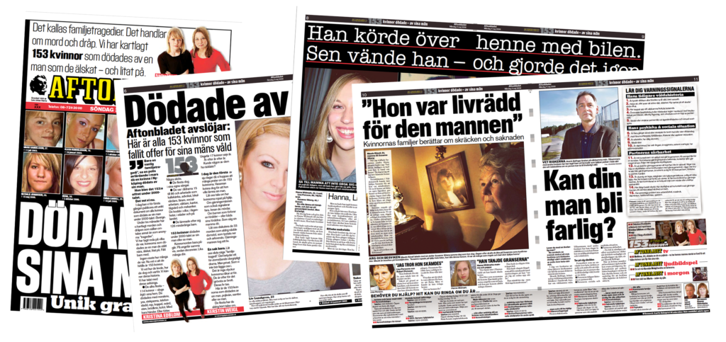 Aftonbladets publicering 2009 av Kerstin Weigl och Kristina Edblom