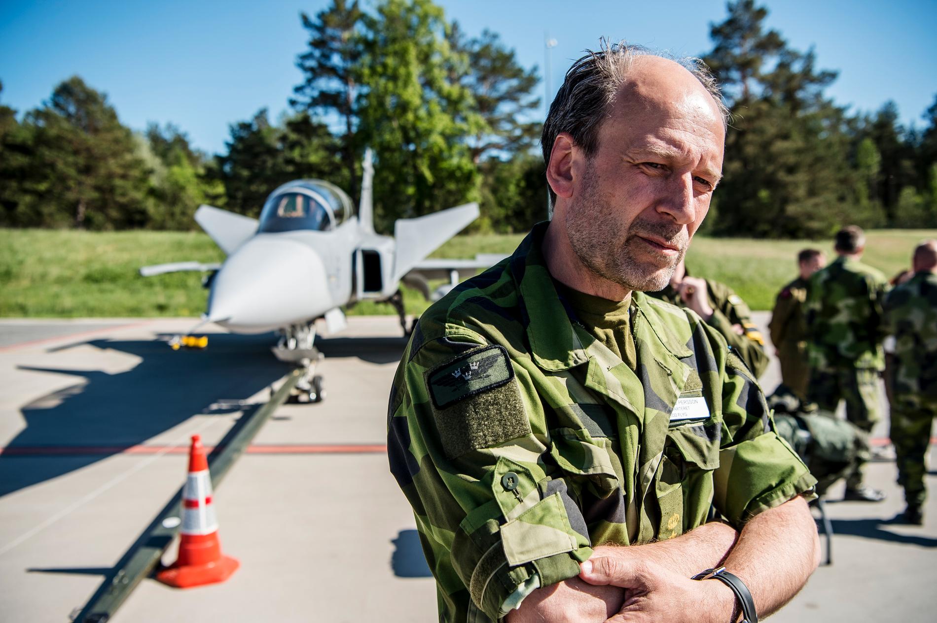 Anders Persson, överste, chef för Flygvapnets produktionsledning.
